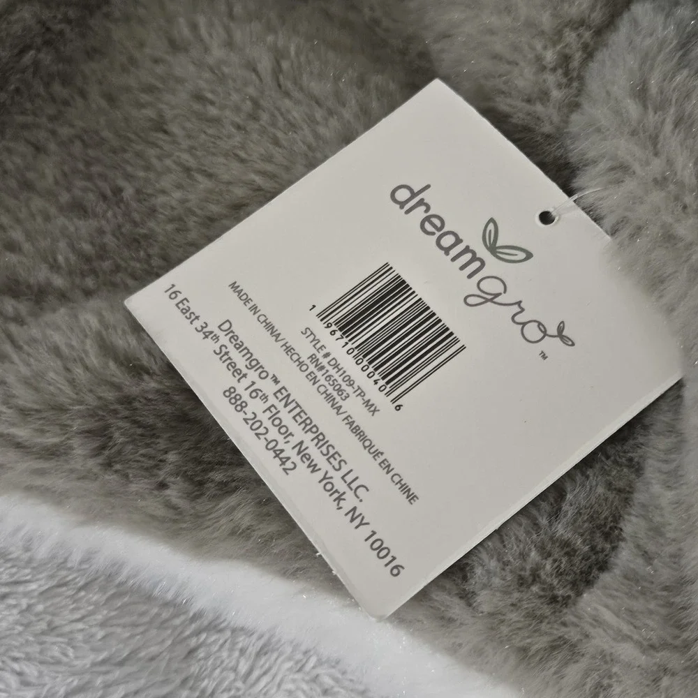 Dreamgro Koala Buddy Blankie Grey White Plush Security Blanket Lovey DH109-TP-MX